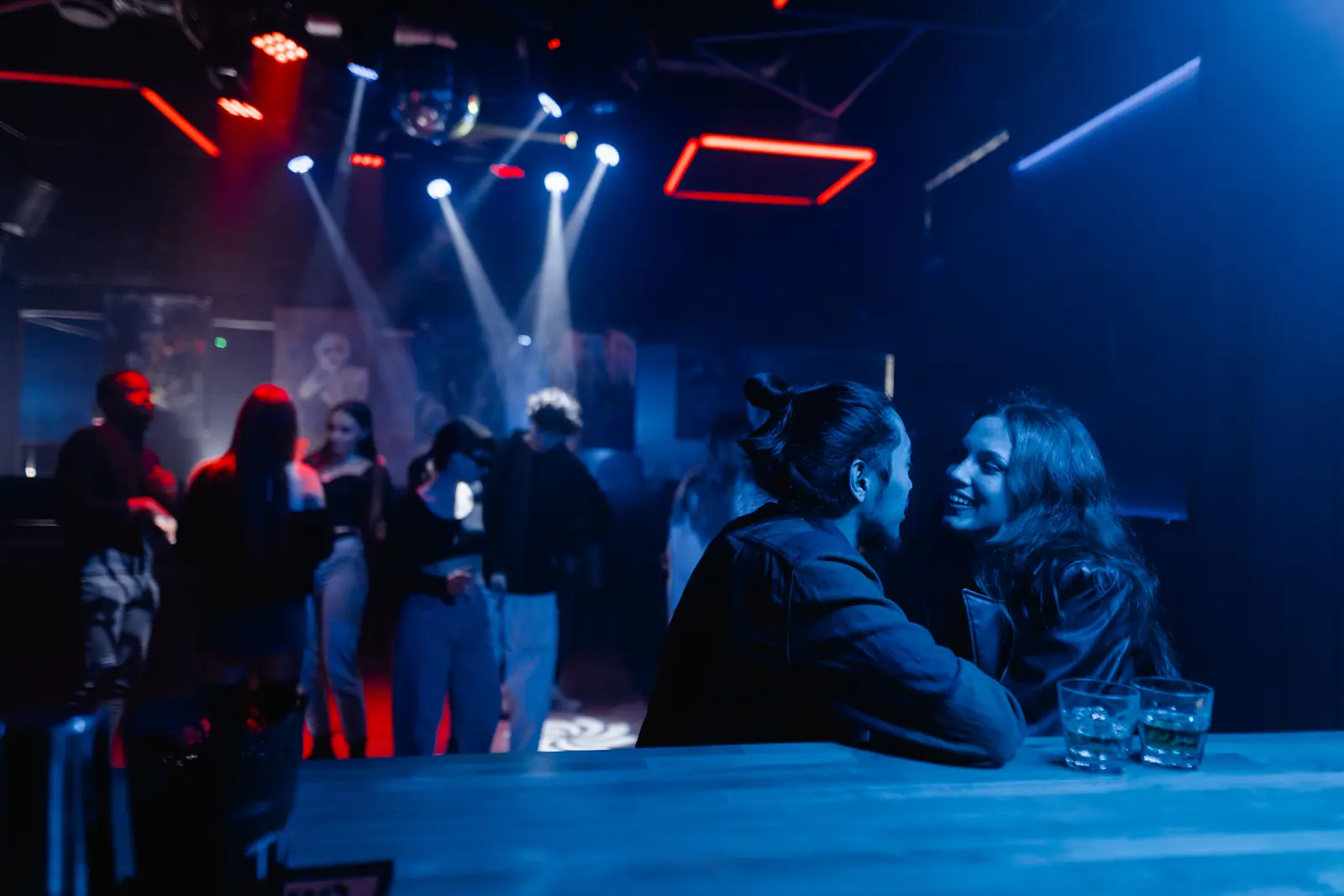 Illustrative stock image of adults socialising on a nightclub dance floor
